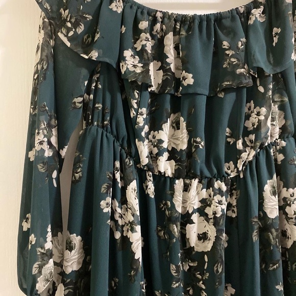 Torrid Chiffon Off Shoulder Dress - Picture 1 of 2